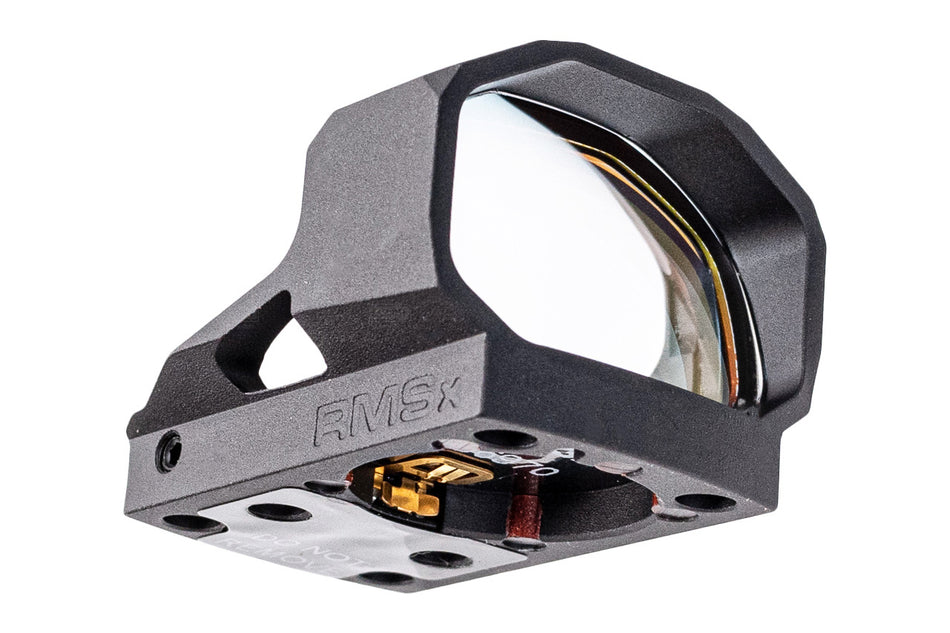 SHIELD Sights Glass Edition RMSx Reflex Mini Sight XL Lens Red Dot Sight -Gunmetal Grey-4 MOA