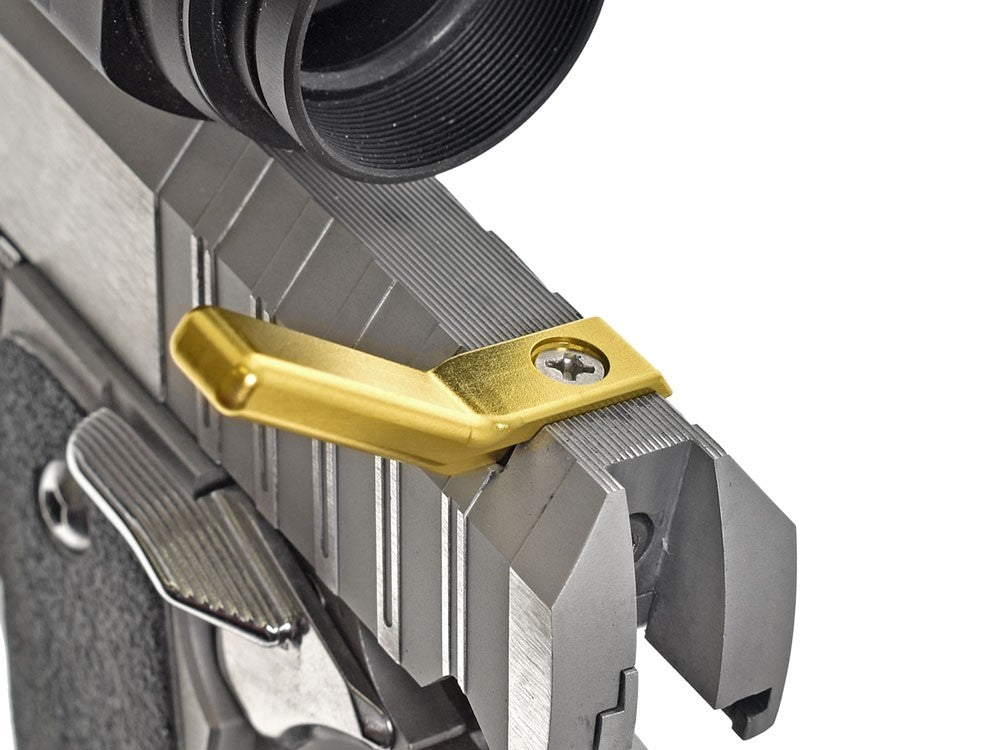 COW RAW Cocking Handle for Hi-Capa GBB Pistol ( Open Type A ) ( GD )