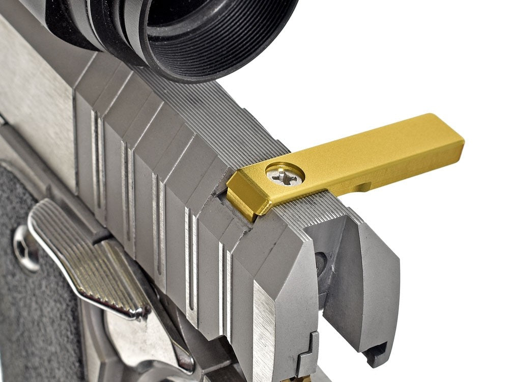 COW RAW Cocking Handle for Hi-Capa GBB Pistol ( Open Type B ) ( GD )