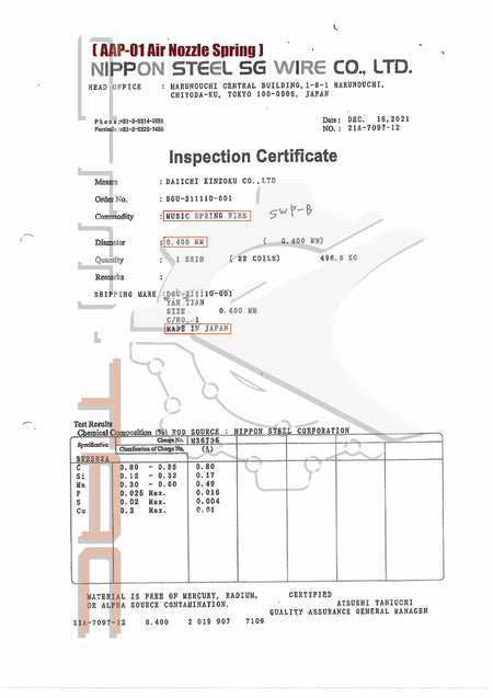 CTM AAP-01/C Performance Recoil & Air Nozzle Spring For Action Army AAP01 GBB Pistol ( AAP-01 )