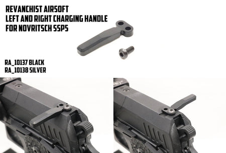 Revanchist Left and Right Charging Handle for Novritsch SSP5 GBBP-Silver