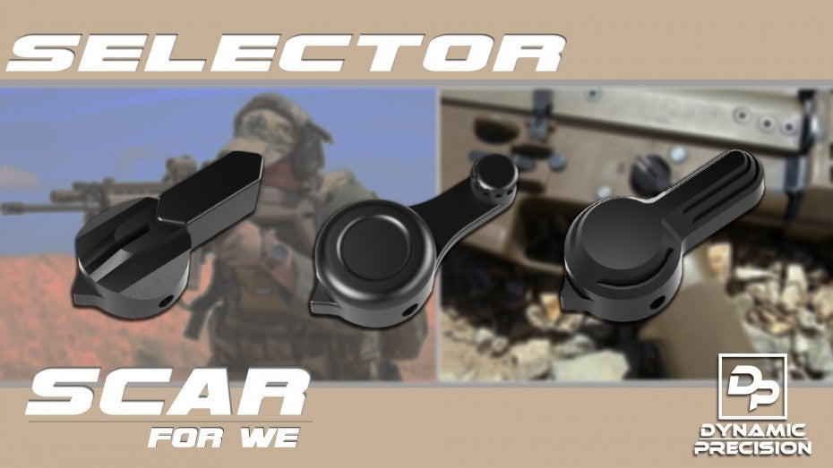 Dynamic Precision Aluminum Selector for WE SCAR (Type C BK )