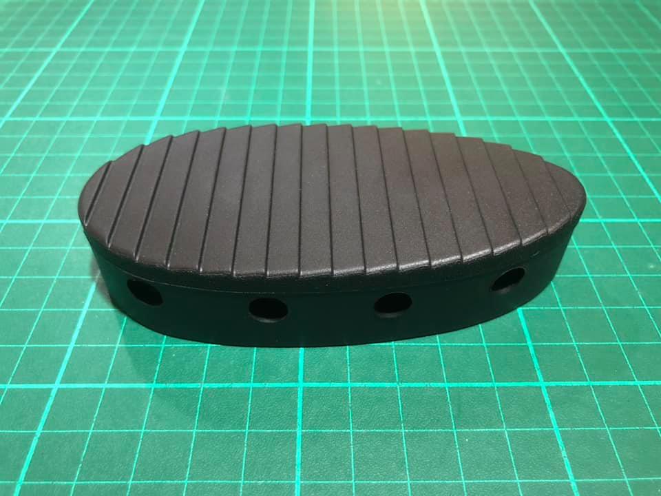 RIW US SFG use Old School Replica JM Style Stock Recoil Pad ( Black )