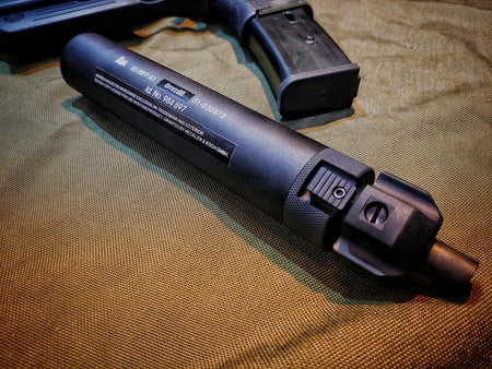 VFC H&K MP7 A1 Dummy Suppressor / Barrel Extension Suitable for UMAREX / VFC MP7A1 AEG / GBB Series ( Umarex Licensed ) ( Black )