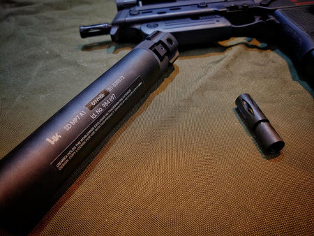VFC H&K MP7 A1 Dummy Suppressor / Barrel Extension ( Umarex Licensed ) ( Black )