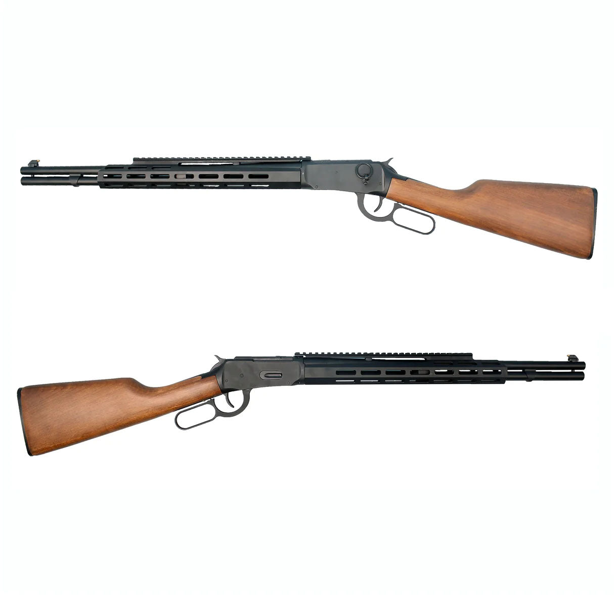 Double Bell Cowboy M1894 M-LOK Tactical Real Wood Stock Ejection Lever Action Rifle ( CO2 ) ( Winchester 1894 6mm Version )