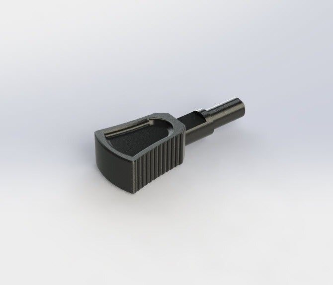 Dynamic Precision Aluminum Charging Handle For WE SCAR ( Type B BK )