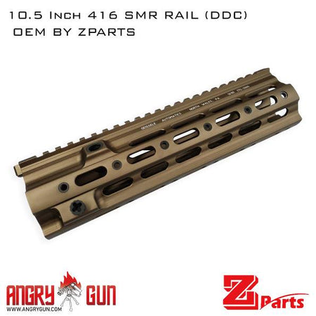 Angry Gun 416D TM MWS Conversion Kit with 10.5 inch SMR Rail ( Black / FDE ) ( Marui MWS )-FDE