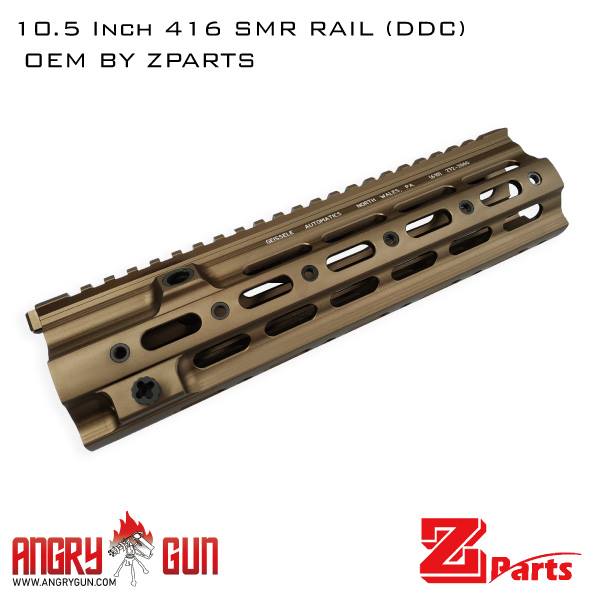 Angry Gun 416D TM MWS Conversion Kit with 14.5 inch SMR Rail ( Black / FDE ) ( Marui MWS )-FDE