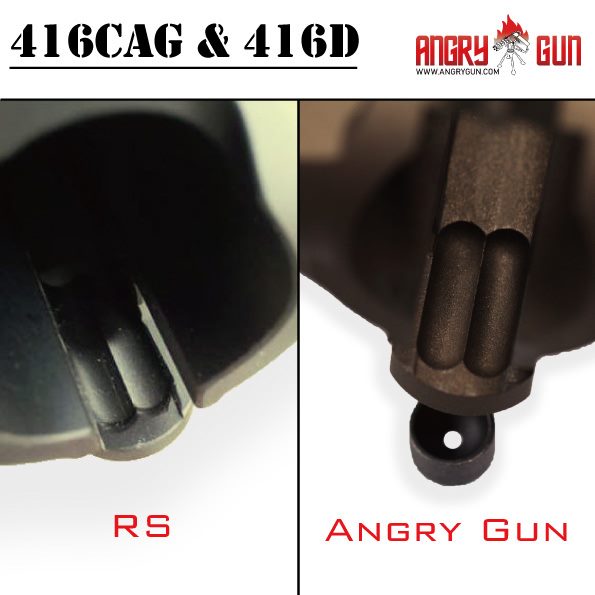 Angry Gun 416D TM MWS Conversion Kit with 14.5 inch SMR Rail ( Black / FDE ) ( Marui MWS )-FDE