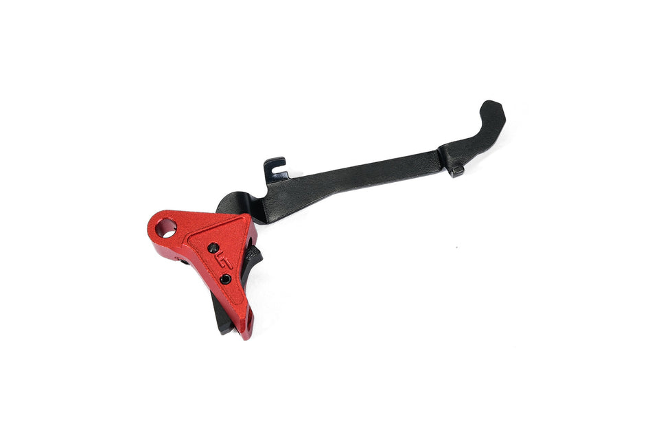 CRUSADER FI ZERO Type Aluminum CNC Trigger Set for Umarex / VFC / TM Glock GBB Pistol Series ( VFC )-Red