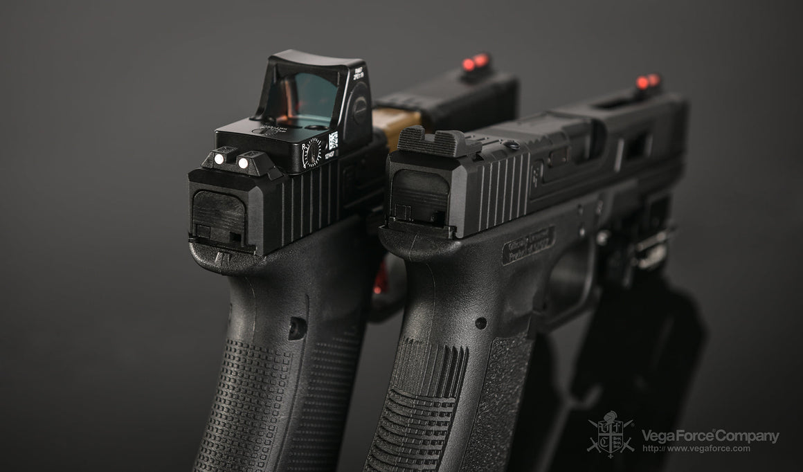 VFC FI MK1 G19 Aluminum RMR Slide & Barrel Set for Umarex / VFC Glock 19X , 19 Gen4 / Gen5 GBB Pistol Series ( Licensed by FI )-Gold