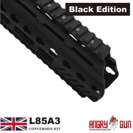Angry Gun L85A3 Conversion Kit for AEG G&G / ICS / WE GBB ( Black Edition )-WE GBBR