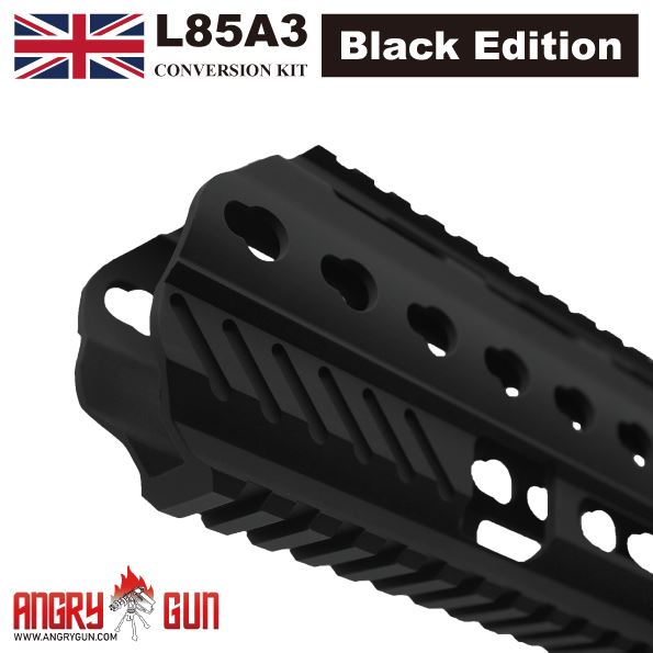 Angry Gun L85A3 Conversion Kit for AEG G&G / ICS / WE GBB ( Black Edition )-WE GBBR