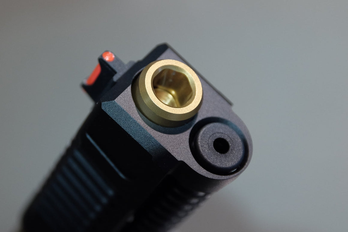 VFC FI MK1 G19 Aluminum RMR Slide & Barrel Set for Umarex / VFC Glock 19X , 19 Gen4 / Gen5 GBB Pistol Series ( Licensed by FI )-Gold