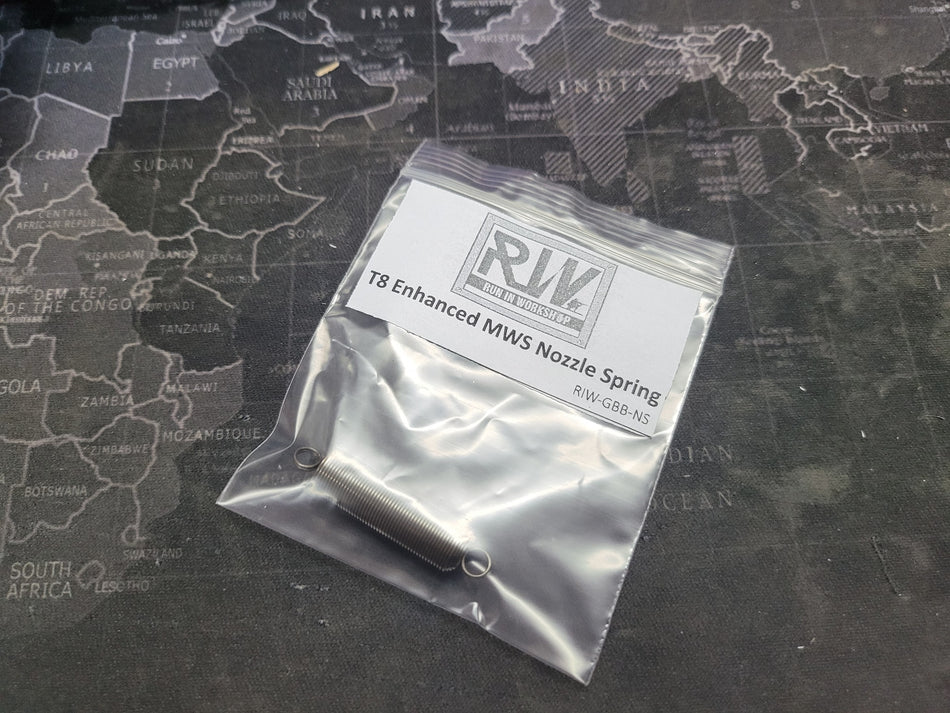 SP System T8 Enhanced Nozzle Spring For Marui TM MWS / MTR M4 GBBR (1pc)