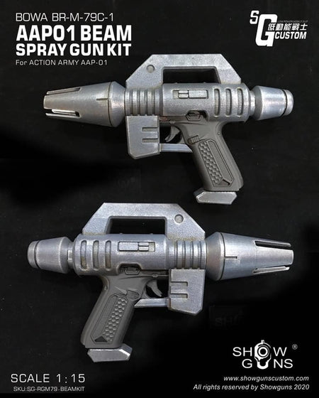 Show Guns GM MS RGM-79 Style Beam Spray Gun Kit for AAP01 GBB Pistol ( Black )