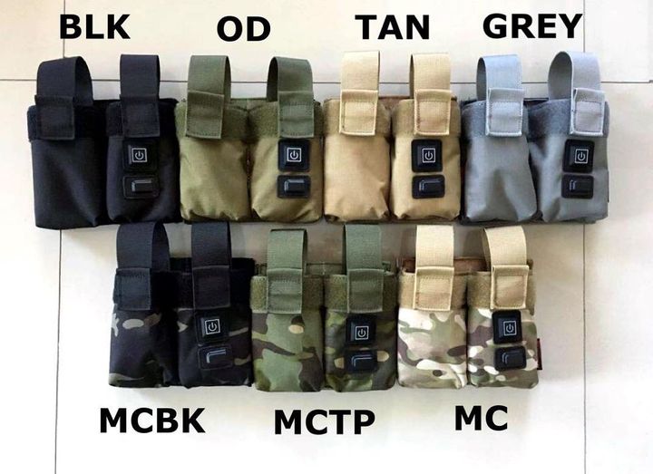 Soetac Warmer Preheat Function Double M4 / AR Double Magazine Pouch-Tan