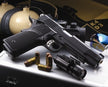KJ Works KP-05 HI-CAPA Full Metal Black GBB Pistol ( Black ) ( KP05 ) ( Gas Mag Ver .)