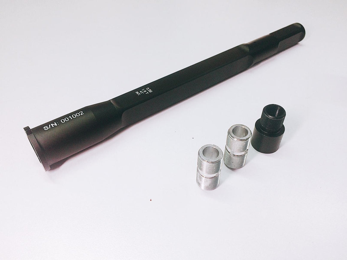 Pro&T S Style Fluted Barrel Kit for WA / GHK / Viper GBB 12.5" SBR Length