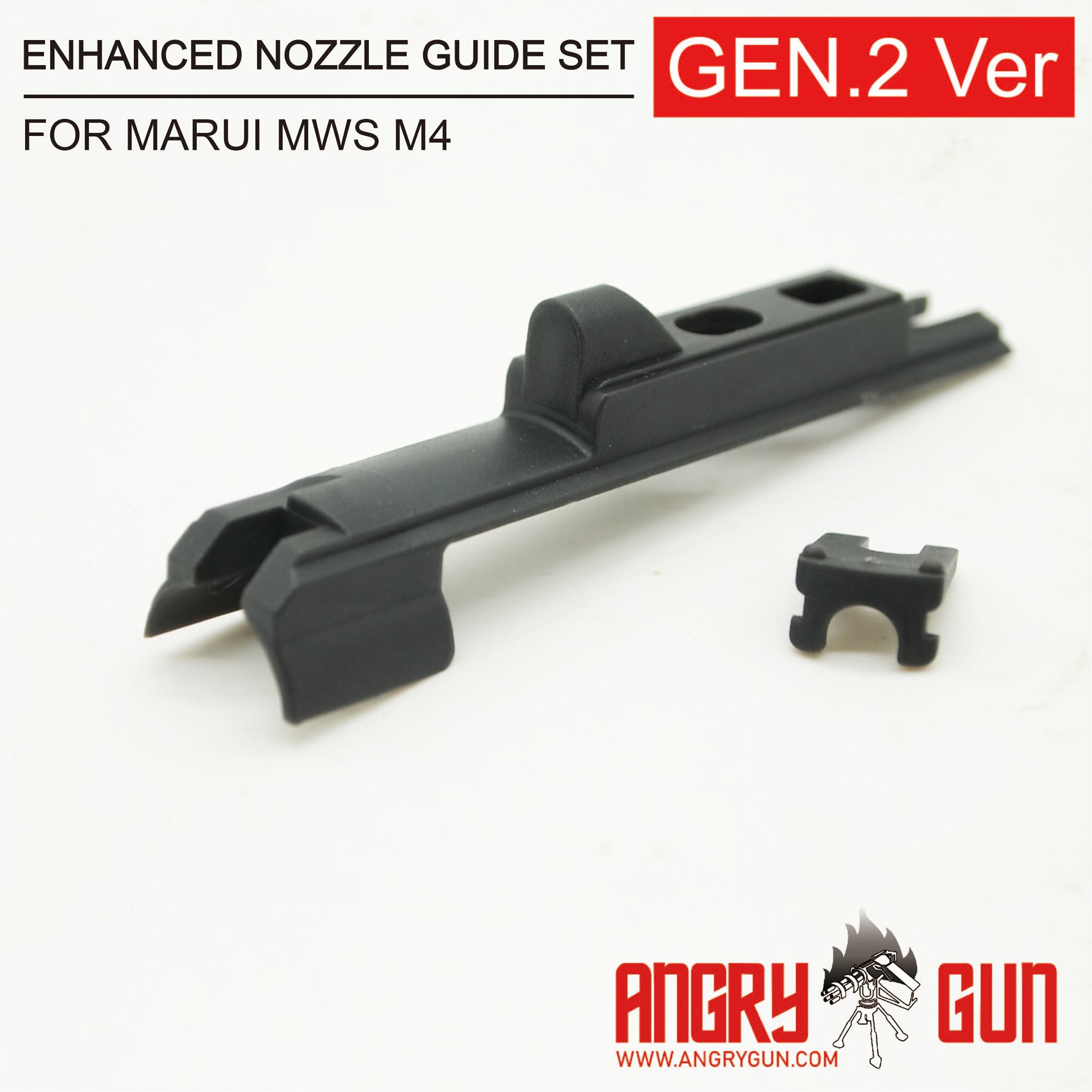 Angry Gun Enhanced Nozzle Guide Set Gen 2 Version For Marui TM M4 MWS GBB Series