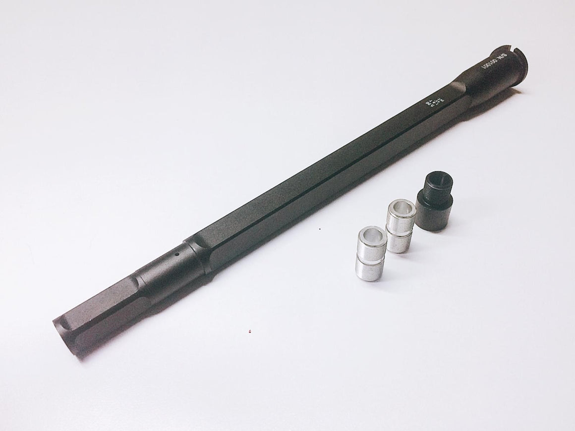 Pro&T S Style fluted barrel kit for WA / GHK / Viper GBB 14.5" carbine length #PROT-BR-0004