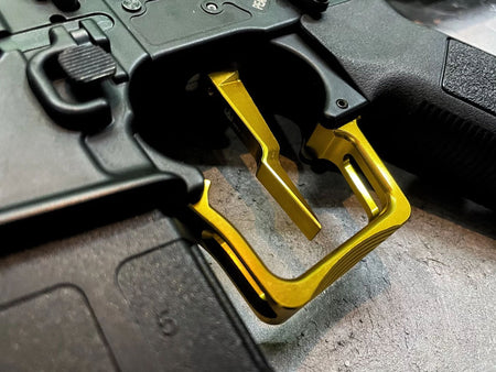 Poseidon Terminator M4 AEG Kit - CNC Tunable Advanced Trigger ( Black / Red / Gold )-Red