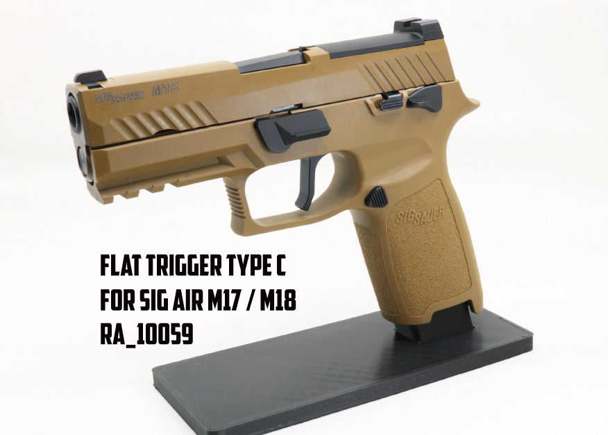 Revanchist Airsoft Flat Trigger Type C V2 For SIG AIR / VFC P320 M17 M18 GBBP