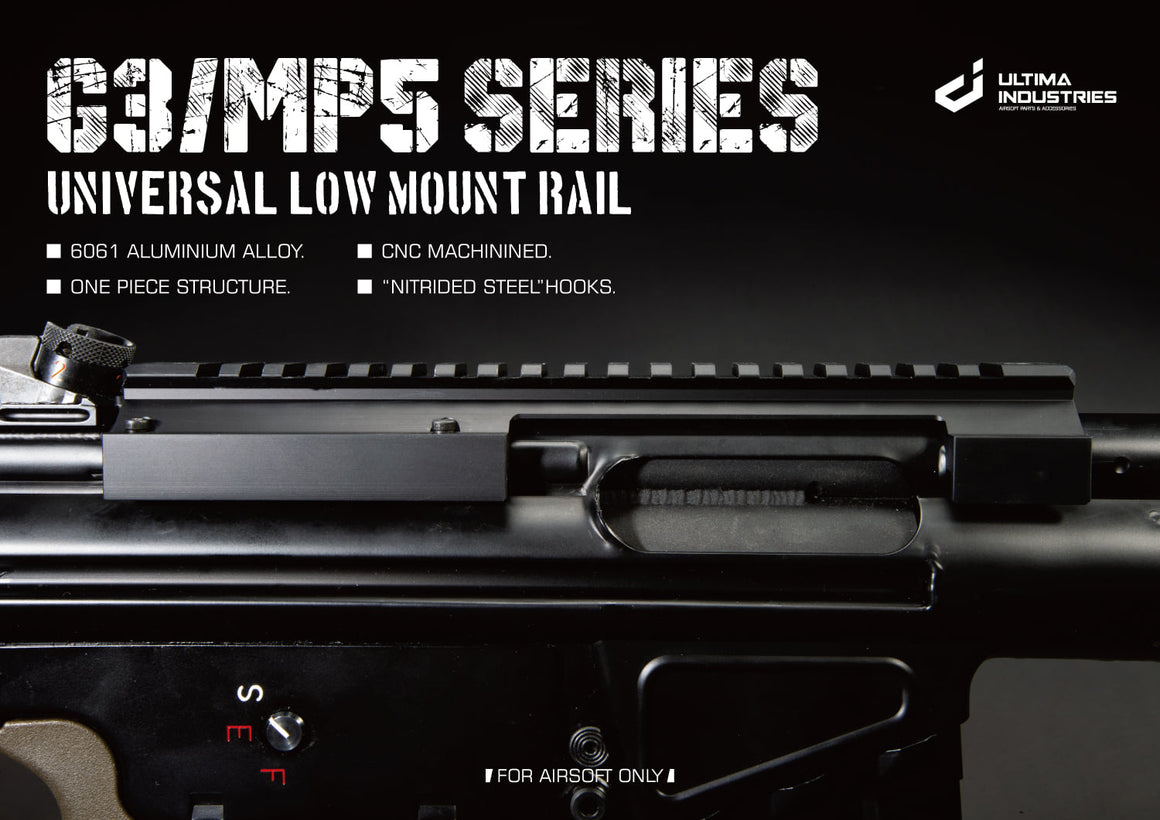 UI G3 / MP5 Series Universal Low Mount Rail Type B ( 1913 20mm Rail ) ( Type B for Old version before 2021 )-Type 03 Long