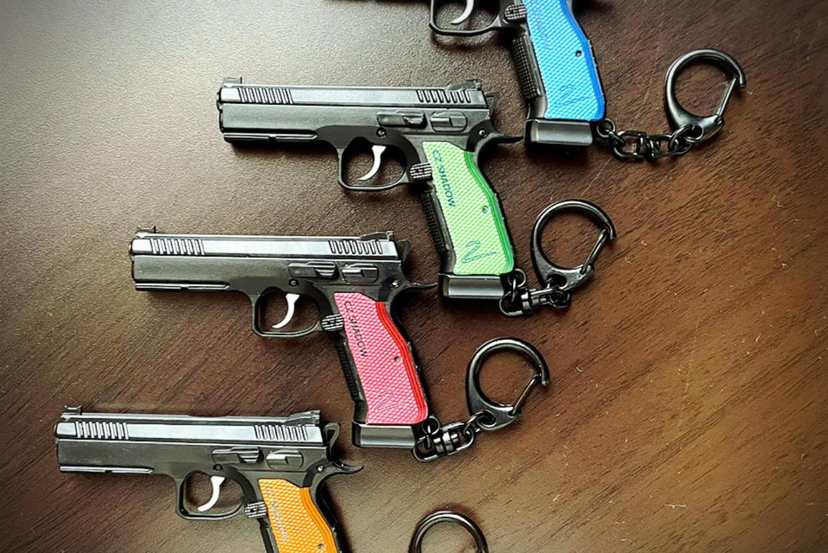 CZ Shadow 2 Style ABS Dummy Keychain-Red