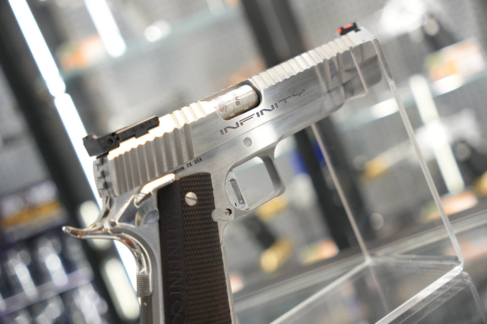 FPR INF Performance Retro 1911 GBB Pistol Airsoft ( CNC Stainless Steel )