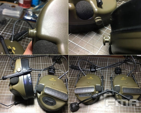 FMA FARA OTH Headset ( DE ) ( Headset and Helmet Rail Adapter )