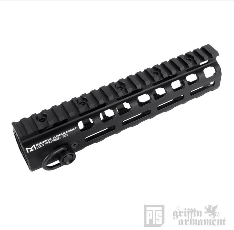PTS Griffin Armament Low Pro RIGID™ M-LOK 8.6" Rail ( BK )