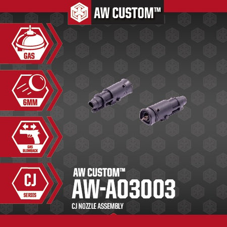 AW CJ .25 CT25 Nozzle Assembly Set for Cybergun COLT Junior .25 ACP GBBP