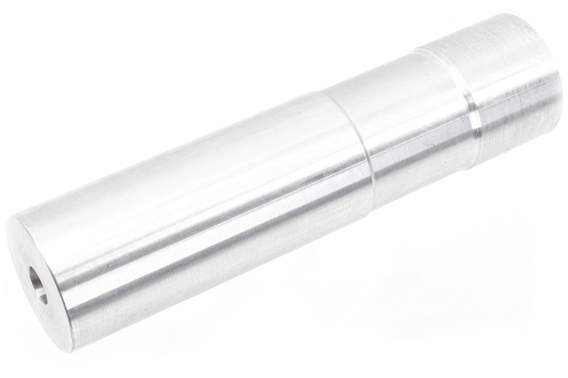 Asura DTK 4 Style Dummy Suppressor with Extened Inner Barrel for GBB / AEG AK 74U / 105 / 74 Airsoft Series ( Silver )