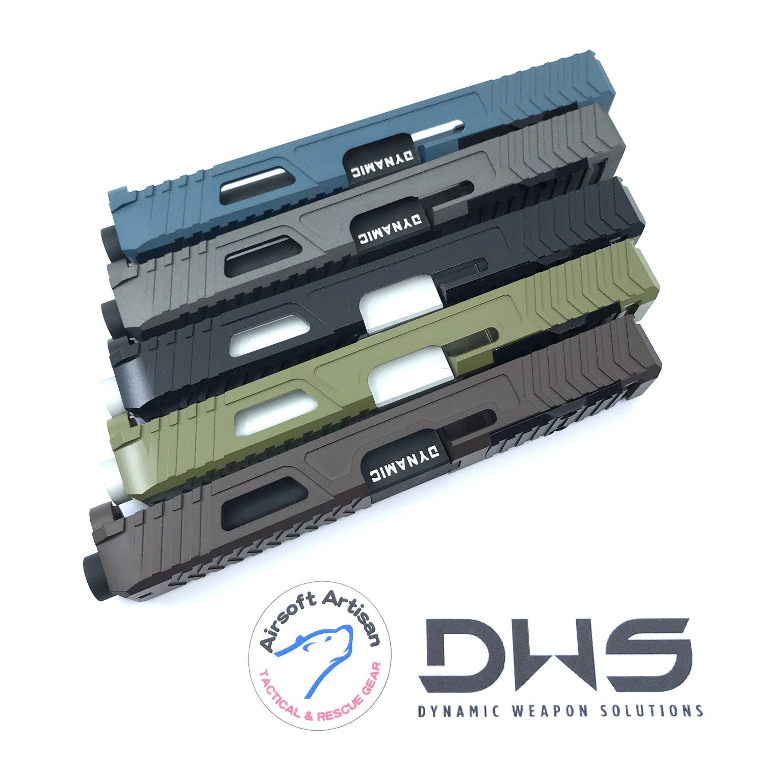 Airsoft Artisan Dynamic Weapon Solution Slide Kit for TM Model 17 ( Cerakote Coating ) -Silver