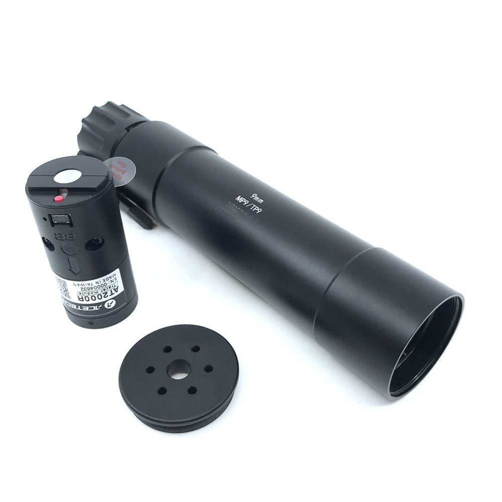 ARTISAN KWA MP9 / TP9  Airsoft Dummy QD Silener with Acetech AT2000R Tracer ( Black )