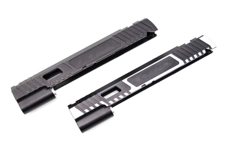 Gunsmith Bros TT Style Single Slide for TM Hi-Capa 5.1 Series-Black