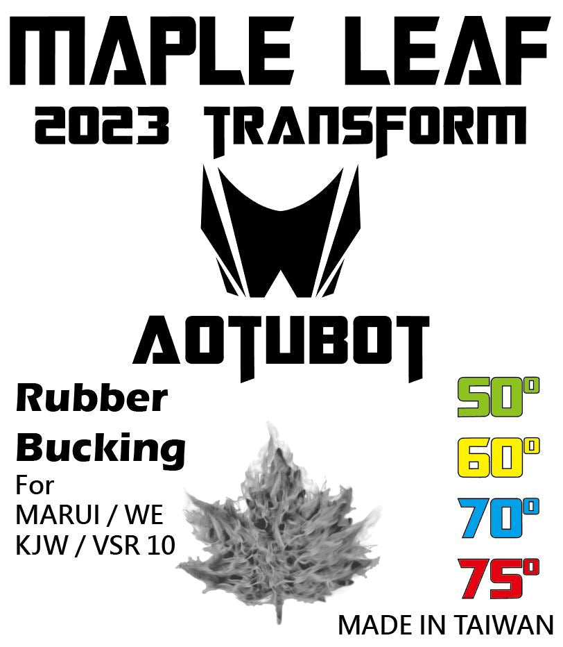 Maple Leaf 2023 Transformers "Autobot" Hop Up Rubber Bucking for Marui TM / WE / KJW GBB & VSR ( Degree 50° / 60° / 70° / 75° )-75°