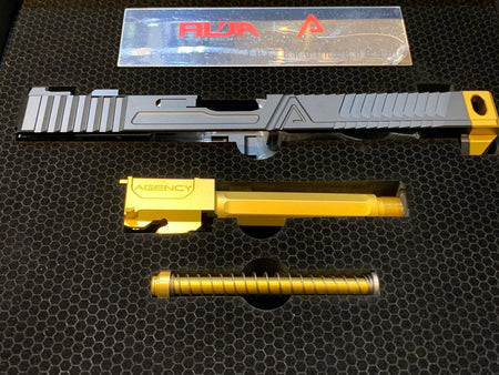 RWA Agency Arms Project NOC ( Full Size Deluxe Stainless Steel Version ) Slide Set for TM Model 17 ( Limited Edition )