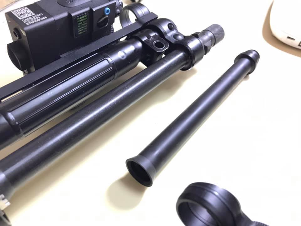 Bow Master CNC Steel Outer Barrel for UMAREX / VFC MP5A5 / MP5K V2 GBB Series-UMAREX MP5K V2 GBB