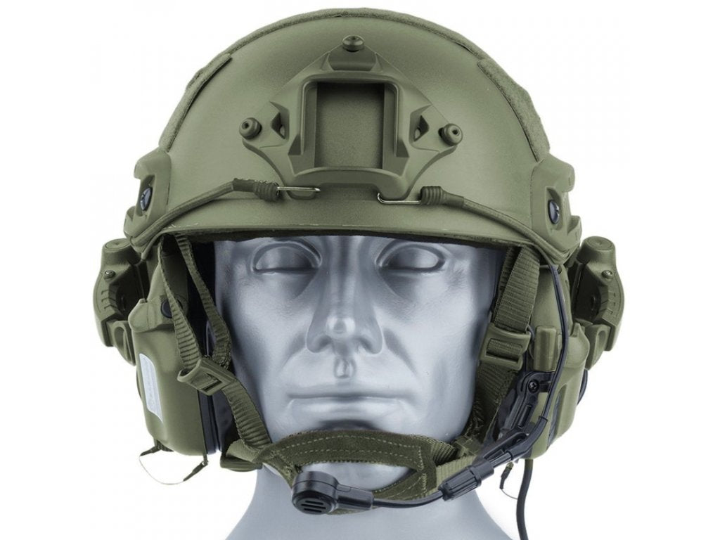 Earmor Tactical Electronic Hearing Protection M32X Plus Digital Noise Canceling Headset-FDE