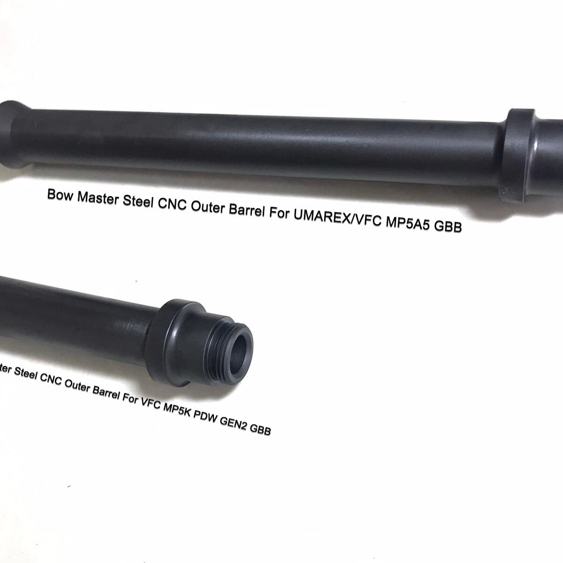 Bow Master CNC Steel Outer Barrel for UMAREX / VFC MP5A5 / MP5K V2 GBB Series-UMAREX MP5K V2 GBB