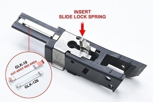 Guarder G Model 17/18C/22/34 New Generation Frame Rail Mount ( Black )