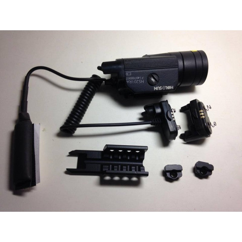 HOLOSUN DOUBLE-L HS201RA 250Lumen LED Light Combine with Red Laser