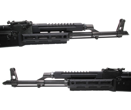 WII TECH CNC 6063 Aluminium M-LOK Handguard Rail For Marui TM AKM GBB Series