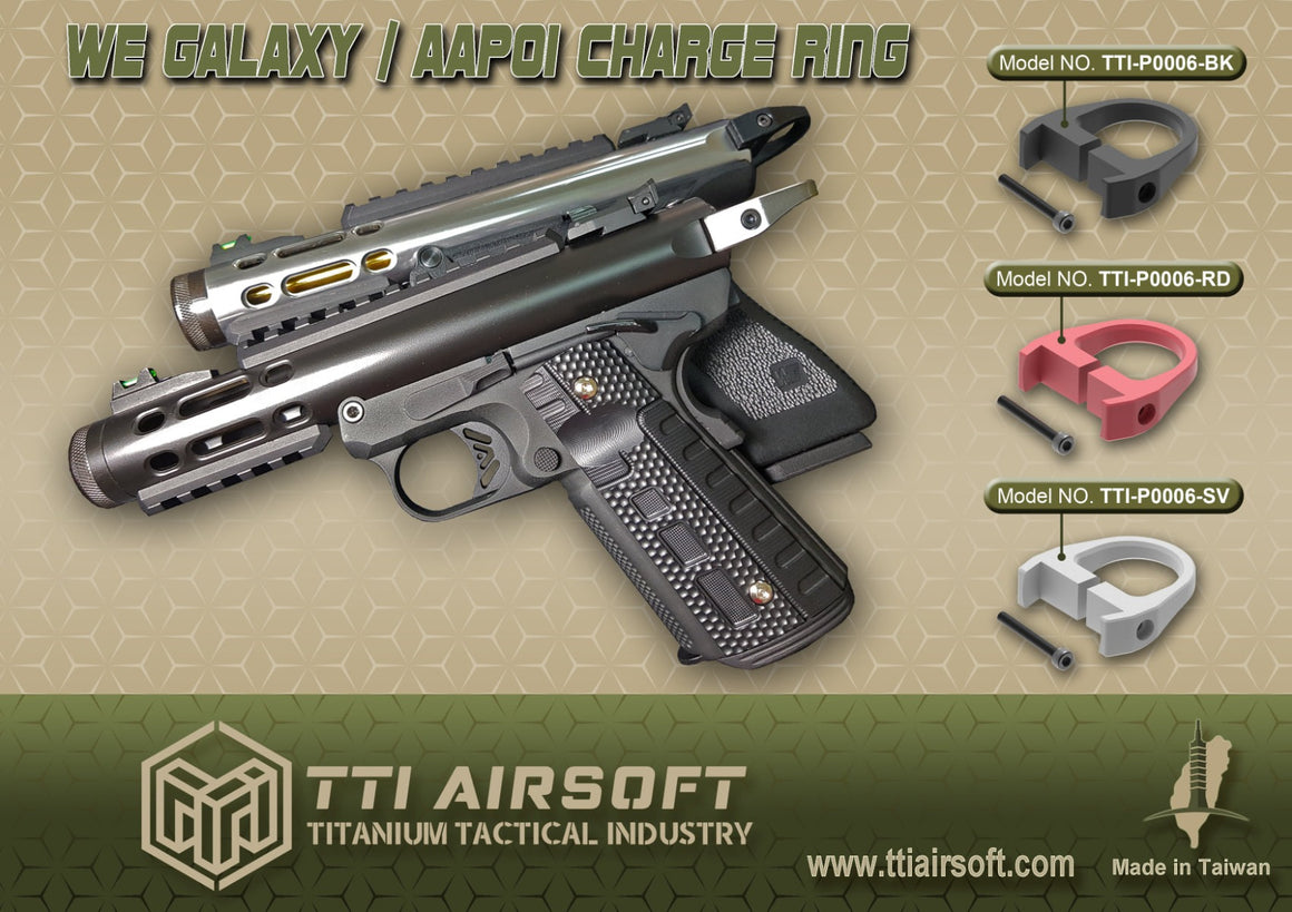 TTI Airsoft Charge Ring for Galaxy G-Series & AAP-01 ( AAP01 )-Red