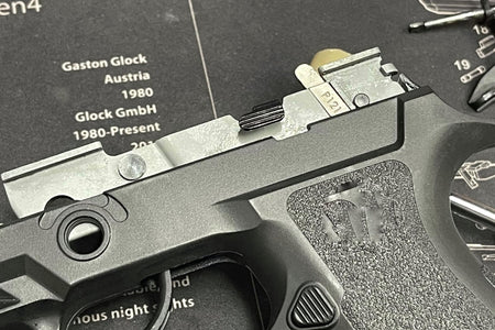 Nova P320 X-Series Custom Polymer Frame Grip for SIG / VFC P320 M17 M18 GBBP Series ( Carry size )-Black