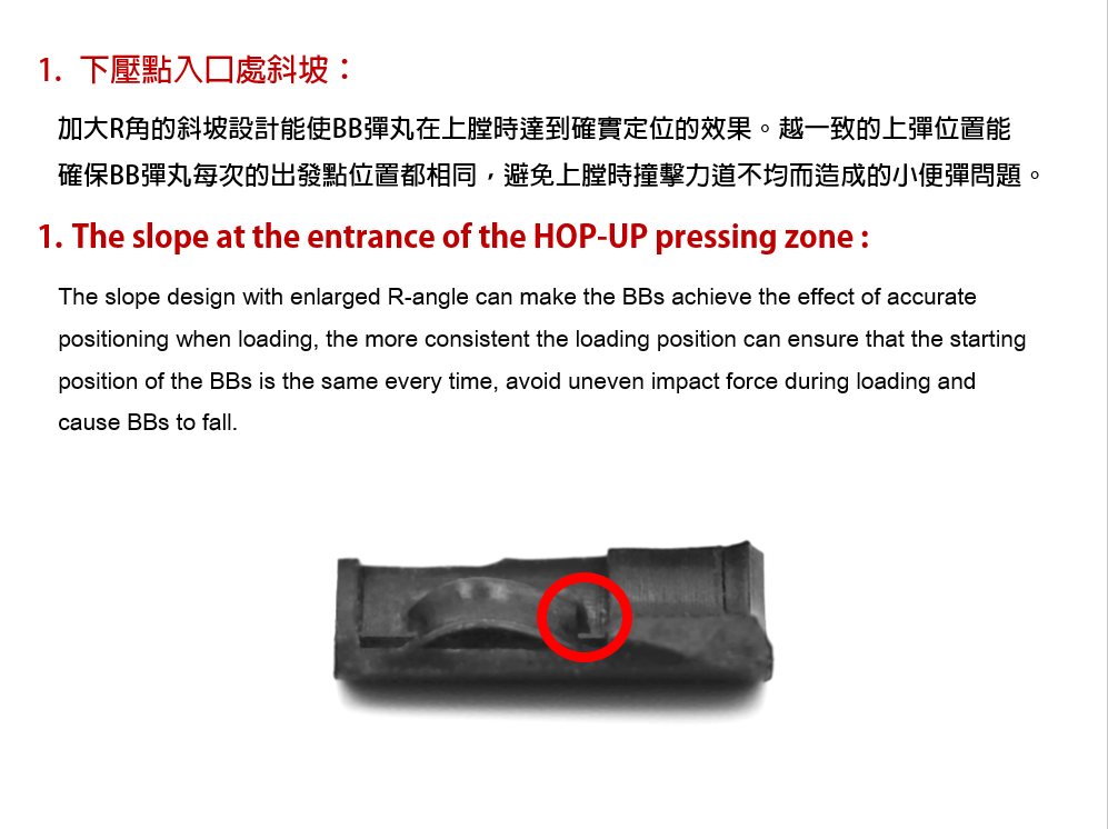 TNT APS-X H.L.R Hop Up Rubber Bucking for Marui / WE / KJ GBB Pistol & GBBR & VSR ( Hyper Long Range )-AEG-50°