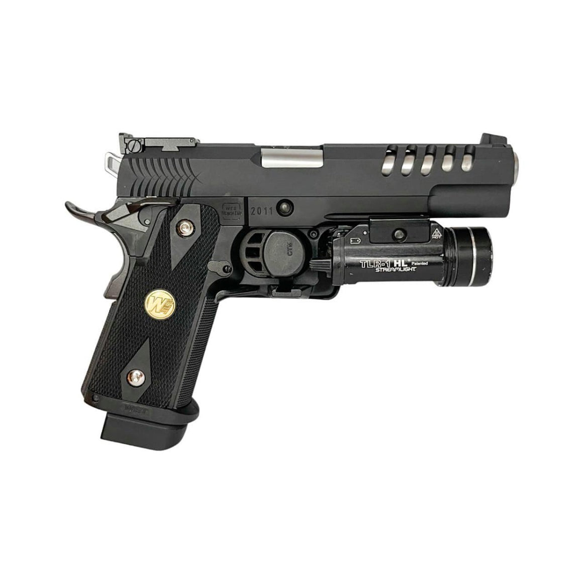 CTM Hi-Capa Speed Holster Nylon ( Right hand version )-Olive Drab